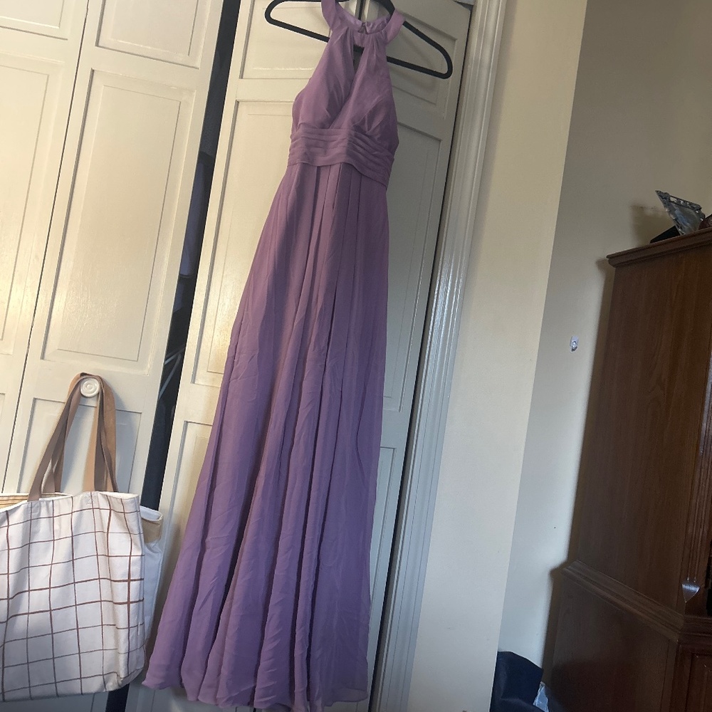 Worn once lilac Azazie gown